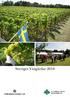 Inledning. Vingårdarnas ålder. Figur 1. Vingårdar i Sverige 2017 (Föreningen Svenskt Vin, 2017). Figur 2. Vingårdarnas ålder.