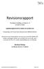 Revisionsrapport. Revisioner Kyckling, revision nr. 4 (svensk version) Uppföljningskontroll av etiska och sociala krav