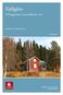 Fjällglim. Omläggning av pannplåtstak Åkersjön 1:37, Krokoms kommun. Julia Cronqvist RAPPORT JAMTLI 2012:47 ISSN