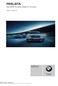 PRISLISTA. Nya BMW 5-serie Sedan & Touring. Nya BMW 5-serie Sedan & Touring. När du älskar att köra. Giltig från 1 november 2018
