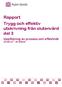 Rapport Trygg och effektiv utskrivning från slutenvård del 3. Uppföljning av process och effektmål