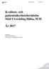 Kvalitets- och patientsäkerhetsberättelse Stöd Utveckling Hälsa, SUH