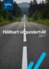 Hållbart vägunderhåll 2017