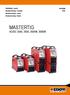MasterTig AC/DC 2000, 2500, 2500W, 3500W N 0701