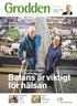 Balans är viktigt för hälsan