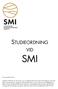 SMI STUDIEORDNING VID. Version
