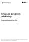 Finansco Dynamisk Allokering Informationsbroschyr 2018