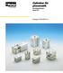 Cylindrar för pneumatik Kortslagcylindrar Serie P1J. Katalog S-ul