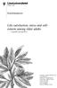 Life satisfaction, stress and selfesteem among older adults - A gender perspective