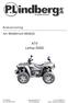 Bruksanvisning. ATV Linhai 500D. Art och