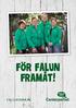 FÖR FALUN FRAMÅT! FALU KOMMUN