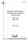 HÖGSKOLAN I KAL MAR. Biologiska undersökningar i samband med saneringen av Örserumsviken. lägesrapport hösten 2003 BIOLOGI OCH MILJÖVETENSKAP