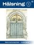 Hälsning FRÅN FÖRSAMLINGSFAKULTETEN NR 3, Reformationsjubileet I Guds tjänst