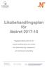 Likabehandlingsplan för läsåret