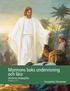 Mormons boks undervisning och lära. Elevernas läsuppgifter Religion 275. Evangeliets hörnstenar