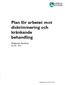 Plan för arbetet mot diskriminering och kränkande behandling