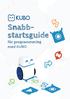 Snabbstartsguide. för programmering med KUBO