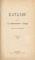 KATALO& afl. G-elieimerädet v. Trapps. efterlemnade boksamling. öfver. Helsingfors, Theodor Sederholms boktryckeri, 1875.