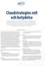 Cloudstrategins roll och betydelse