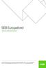 SEB Europafond. Informationsbroschyr