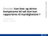 (Hvordan) kan lese- og skrivekompetanse. rapporteres til myndighetene? Gustaf B. Skar NOLES,