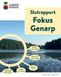 Slutrapport Fokus Genarp