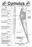 Cumulus. Juli. Flygande vingar av Calle Carlin, sid 9 1. Nummer 3 År 2003 Årgång 46. Stockholms Segelflygklubb