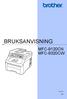 BRUKSANVISNING MFC-9120CN MFC-9320CW. Version 0 SWE