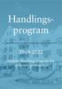 Handlingsprogram Politiskt handlingsprogram för Staffanstorps kommun