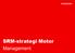 Sida. SRM-strategi Motor Management