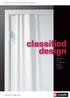 classified design Dörrar för höga krav Klassade dörrar möter design i världsklass