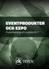 Eventprodukter och expo. Produktkatalog och prislista 2017