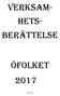 Verksam- hets- berättelse