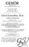 GEHÖR. Medlemsblad för Gävle Symfoniorkesters vänner (GSV) Box 1283, Gävle Bankgiro Nr 140, maj 2018, årgång 33