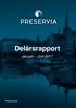 Delårsrapport. Januari Juni Preservia.se