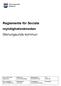 Reglemente för Sociala myndighetsnämnden Stenungsunds kommun