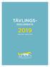 TÄVLINGS- REGLEMENTE. Gäller från 1 januari 2019