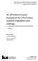 An affordance based framework for information systems evaluation and redesign A conceptual tool for development of user friendly systems