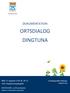 ORTSDIALOG DINGTUNA DOKUMENTATION. NÄR: 30 augusti 2018, kl VAR: Dingtuna bygdegård. DELTAGARE: ca 40 personer