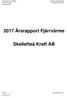 2017 Årsrapport Fjärrvärme. Skellefteå Kraft AB