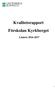 Kvalitetsrapport Förskolan Kyrkberget. Läsåret