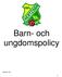 Barn- och ungdomspolicy