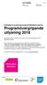 Programövergripande utlysning 2018