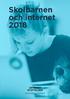 Skolbarnen och internet 2018