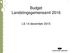 Budget Landstingsgemensamt LS 14 december 2015