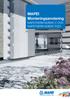 MAPEI Monteringsanvisning MAPETHERM NORDIC C OCH MAPETHERM NORDIC FLEX