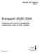Årsrapport ADAD 2004