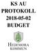 KS AU PROTOKOLL BUDGET