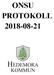 ONSU PROTOKOLL