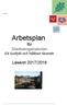 Arbetsplan för Stadsskogenskolan Ett lustfyllt och hållbart lärande. Läsåret 2017/2018